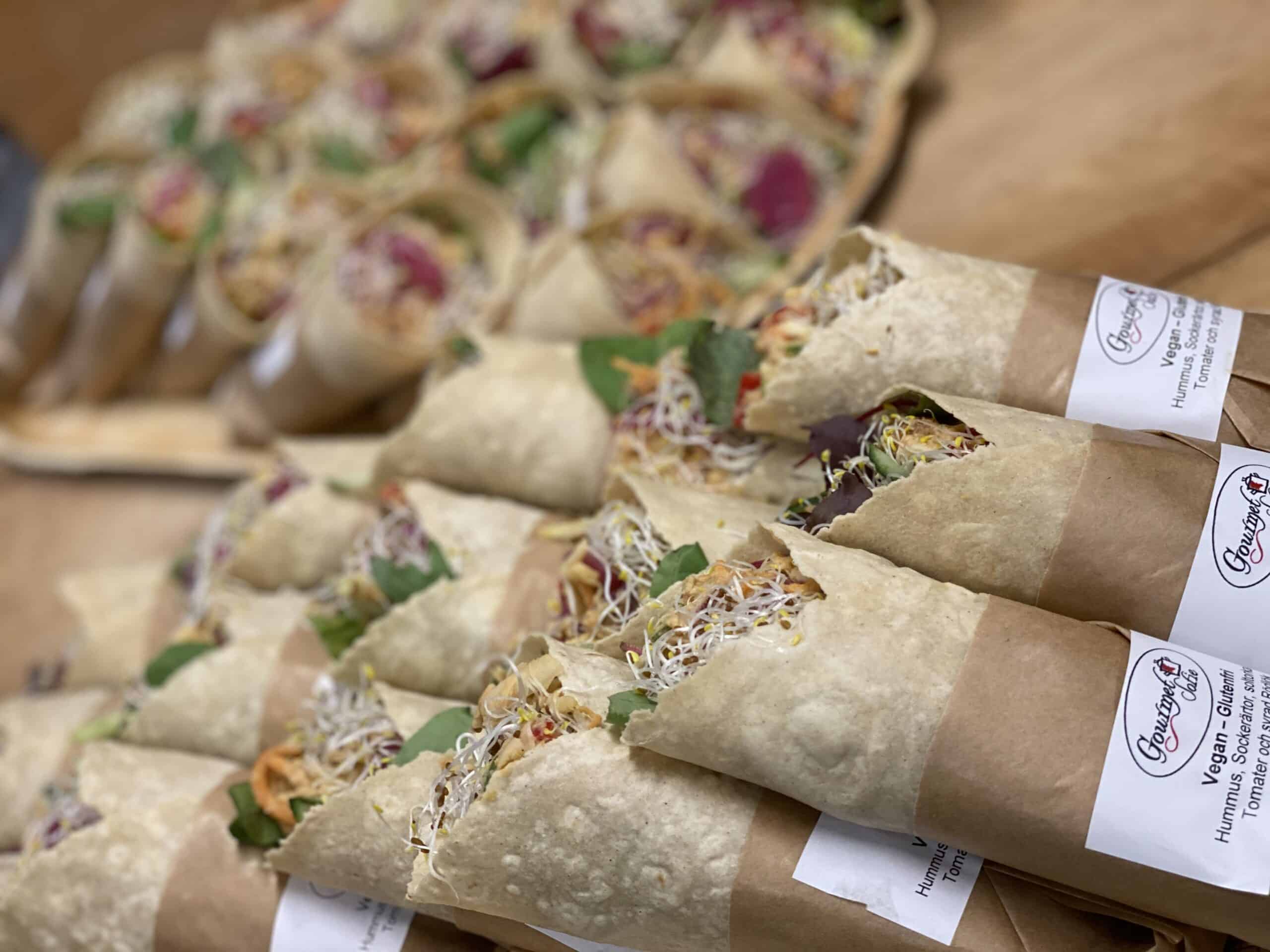 Wrap på Palmbladsfat